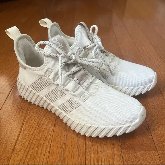 adidas gazelle silver green womens adidas Kaptir Flow Shoes - Women's - Cloud White / Silver main image 1